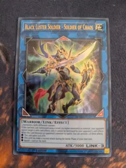 * BLACK LUSTER OF CHAOS SOLDIER OF CHAOS * 1ST ULTRA RARE MAMA-EN073 YUGIOH! - Image 1