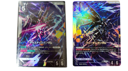 Gundam card Game Freedom Justice Newtype Rising GD01 LR + Parallel 065 066 - Image 1