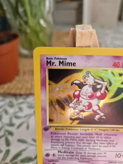 Mr. Mime 6/64 1st Edition Jungle Holo Pokemon Card - NEAR MINT (2) - Image 2