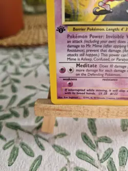 Mr. Mime 6/64 1st Edition Jungle Holo Pokemon Card - NEAR MINT (2) - Image 4