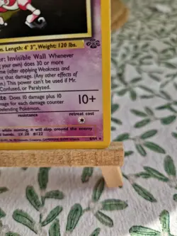 Mr. Mime 6/64 1st Edition Jungle Holo Pokemon Card - NEAR MINT (2) - Image 5