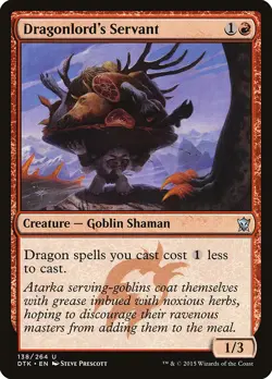 [MTG] Dragonlord's Servant (138) (DTK) LP-HP - Image 1
