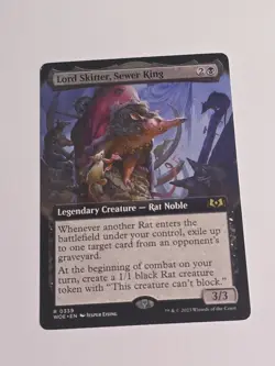 Lord Skitter, Sewer King (Extended Art) Wilds of Eldraine Regular - Image 1