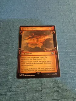MTG LOTR Fiery Inscription 💥 SPECIAL EDITION SCROLL 💥 #577 Lord Rings - Image 1
