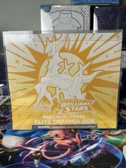 Pokemon Sealed Pokemon Center Exclusive Brilliant Stars Elite Trainer Box - Image 1