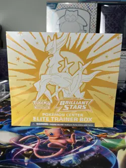 Pokemon Sealed Pokemon Center Exclusive Brilliant Stars Elite Trainer Box - Image 5