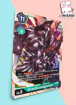 Digimon Trading Card Game - GranKuwagamon P-025 P PROMO Karte ENG TCG - Image 2