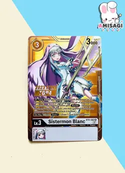 Digimon Trading Card Game Sistermon Blanc BT6-082 PROMO Karte Store Championship - Image 1