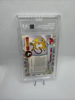1999 Topps Pokemon Raichu #26 Holo Foil Card TV Animation Graded TAG 6.5 - Image 4