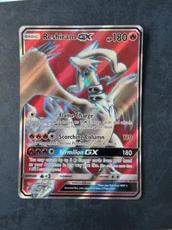 Pokemon Card – Reshiram GX – 65/70 – Dragon Majesty – 2018 - Image 1