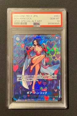PSA 10 Boa Hancock SR SP OP07-051 Japanese ONE PIECE Emperors in the New World - Image 1