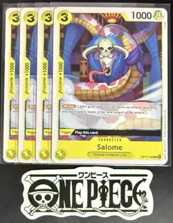 4x One Piece OP14-106 C Salome - ENG - Regular - Playset - NM/M - Image 1