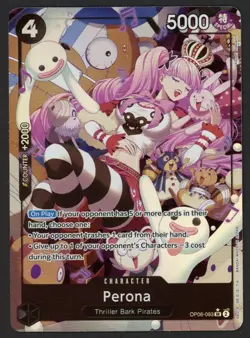 ***FOIL Perona OP06-093-V2 Alternate Art*** One Piece Kid Icarus - Image 1
