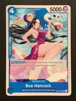 Boa Hancock | OP02-059 UC | Blue | Paramount War | One Piece TCG - Image 1