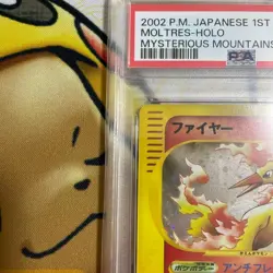 PSA 9 Mint 2002 Moltres 019/088 Holo 1st ED Pokemon e Card Japanese Vintage - Image 2