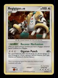 Pokemon Card Regigigas LV.48 Legends Awakened 37/146 LIGHTLY PLAYED Holo Rare!!! - Image 1