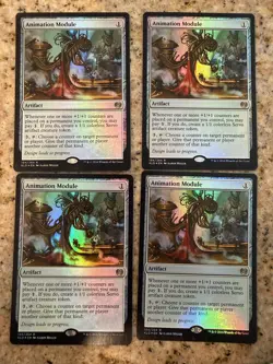 Magic The Gathering MTG Colorless Foil Rare Lot 4 Animation Module KLD Cards - Image 1