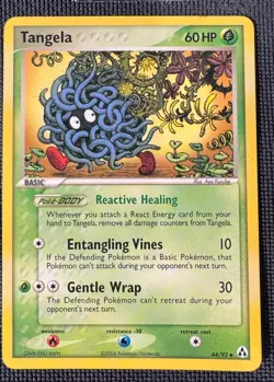 TANGELA 44/92 UNCOMMON LEGEND MAKER POKEMON MP - Image 1