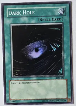 Yu-Gi-Oh! TCG Dark Hole LOB-052 Unlimited Super Rare - Image 1