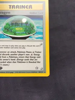 Pokemon Cards: Neo Genesis 1st Edition Rare: Ecogym 84/111 - Image 4