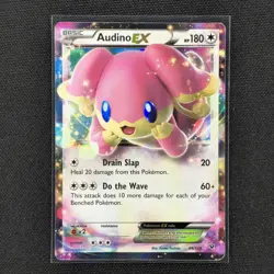 Audino EX - 84/124 - Ultra Rare - Fates Collide - Pokemon Card - MP - Image 1