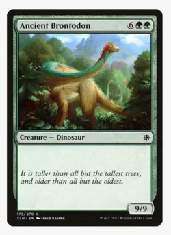 Ancient Brontodon | Ixalan XLN | MTG EDH | Green Dinosaur Tribal Stompy | LP - Image 1