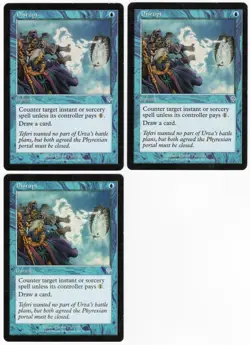 Disrupt x3 3x 2000 Invasion Blue Uncommon Instanty MTG LP AZ1 - Image 1