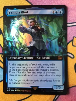 Y'shtola Rhul MTG (Extended Art) Final Fantasy Foil (NM pack fresh) - Image 2