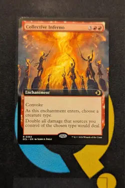 Collective Inferno Extended Art Rare ECL 363 Lorwyn Eclipsed MTG - Image 1