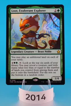 MTG Loot, Exuberant Explorer Foundations Regular #106 - Image 1