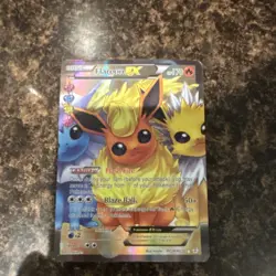 Pokemon Flareon EX Full Art Ultra Rare Generations Radiant Collection RC28/RC32 - Image 1