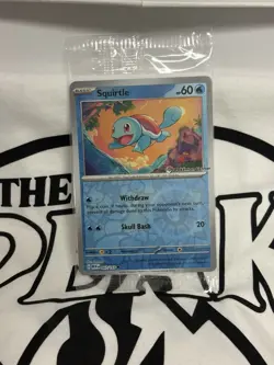 Squirtle - 007/165 - Pokemon Center Stamped 151 Promo - Brand New Sealed - Image 3