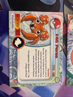 Topps Pokemon TCG Paras #46 / Parasect #47 - Image 4