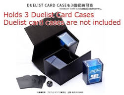 Yu-Gi-Oh! Duelist Card Storage Box DX Black Leather Separator Dice JP - Image 4