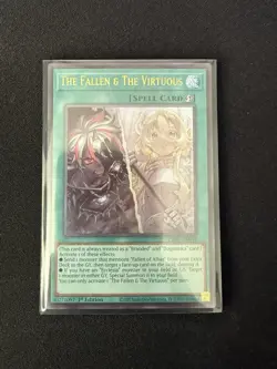 The Fallen & The Virtuous x1 CH01-EN019 Ultra Rare *NM Yugioh - Image 1