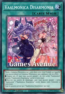 Yu-Gi-Oh ! Vaalmonica Disarmonia LEDE-FR066 VF/COMMUNE - Image 1