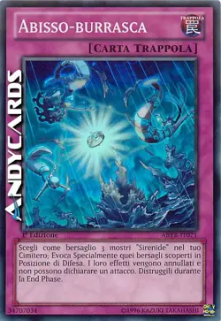 ABISSO-BURRASCA • (Abyss-Squall) • Super R • ABYR IT071 • 1Ed • Yugioh ANDYCARDS - Image 1