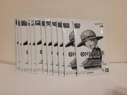 One Piece Tcg 3rd Anniversary Treasure Campaign Promo Pack Sealed lot of 12 - Image 1