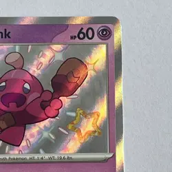 Tinkatink 165/091 - Baby Shiny - Paldean Fates - Holo Rare Card - Pokemon - Image 3