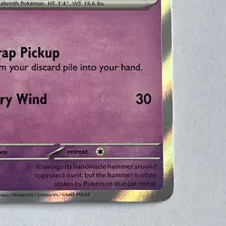 Tinkatink 165/091 - Baby Shiny - Paldean Fates - Holo Rare Card - Pokemon - Image 4