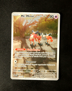 Pokemon Card TCG - Mr. Mime 179/165 - S&V 151 English - Illustration Rare - NM ⭐ - Image 1