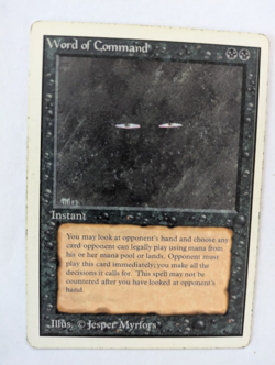 Word of Command Unlimited MTG Played Free shipping with tracking - Image 1