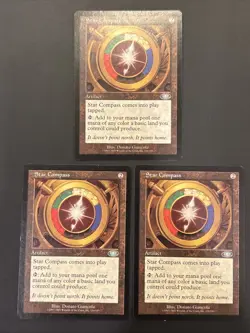 3x Star Compass Planeshift LP MTG Magic the Gathering - Image 1