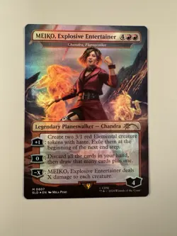 Meiko, Explosive Entertainer FOIL Secret Lair Hatsune Miku MTG NM - Image 1
