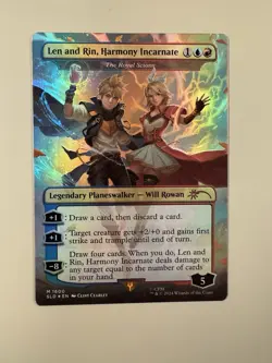 Len and Rin, Harmony Incarnate FOIL The Royal Scions Secret Lair Hatsune Miku - Image 1