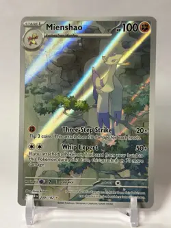 Mienshao 200/182 SV Paradox Rift Illustration Rare Pokemon NM - Image 1
