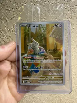 Mimikyu Pokemon Center Sealed Promo 075 Paldean Fates ETB Promo - Image 1