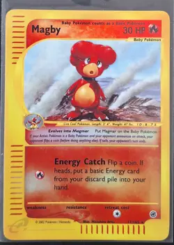 Pokemon - Magby (Reverse Holo) - 17165 - Uncommon - Expedition - Mint - Image 1