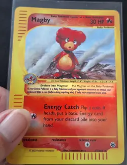 Pokemon - Magby (Reverse Holo) - 17165 - Uncommon - Expedition - Mint - Image 3