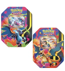 Pokemon TCG Mega Charizard X ex Tin x1 & Mega Charizard Y ex Tin x1 (set) - Image 1